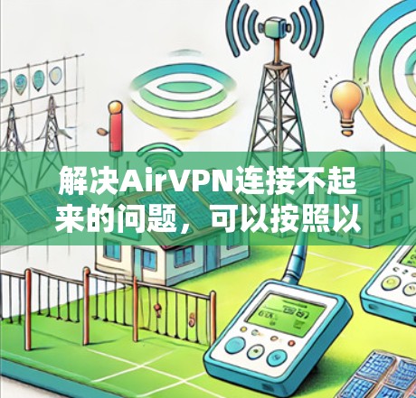 解决AirVPN连接不起来的问题，可以按照以下步骤进行