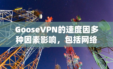 GooseVPN的速度因多种因素影响，包括网络拥塞、路由器延迟、网络拓扑和中心站响应等。以下是对GooseVPN速度的分析