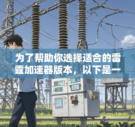 为了帮助你选择适合的雷霆加速器版本,以下是一些关键步骤和建议