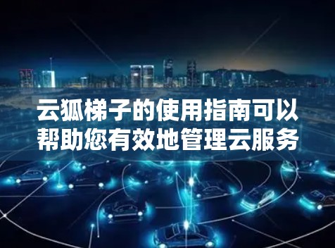 云狐梯子的使用指南可以帮助您有效地管理云服务中的资源和权限。以下是一个基本的使用指南,您可以根据具体的云服务平台和梯子的特点进行调整