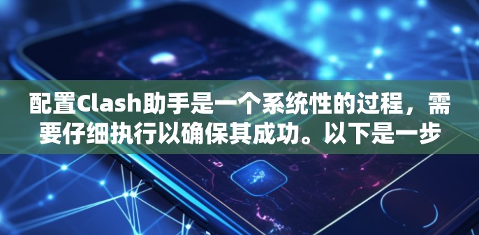 配置Clash助手是一个系统性的过程,需要仔细执行以确保其成功。以下是一步步的指南