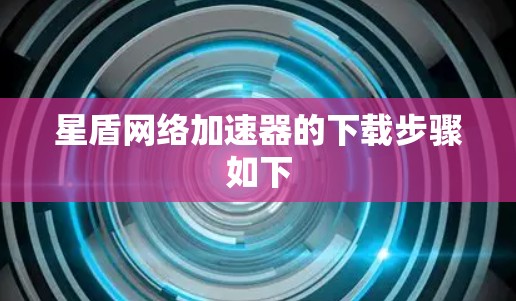 星盾网络加速器的下载步骤如下