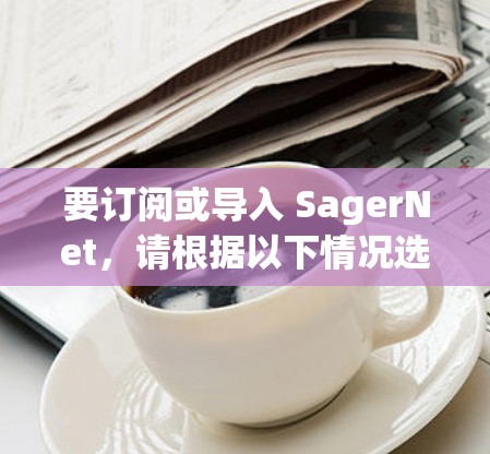 要订阅或导入 SagerNet，请根据以下情况选择相应的步骤