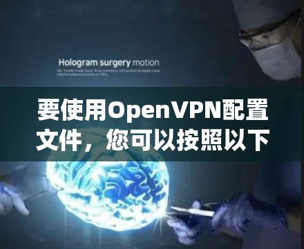 要使用OpenVPN配置文件,您可以按照以下步骤进行操作