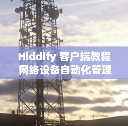 Hiddify 客户端教程 网络设备自动化管理指南